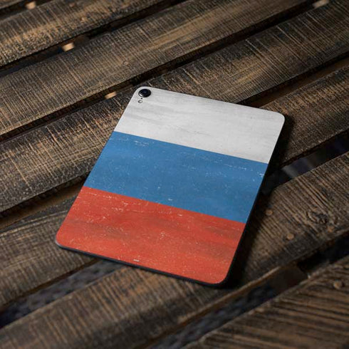 Russian Flag Distressed Apple iPad Pro Skin